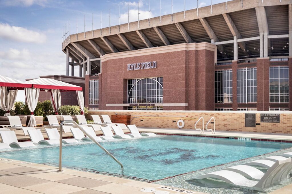 Texas A&M Hotel on Texas A&M University campus
