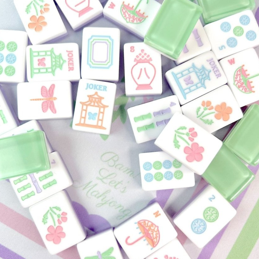 BAM1 Let's Mahjong Garden Party Tiles